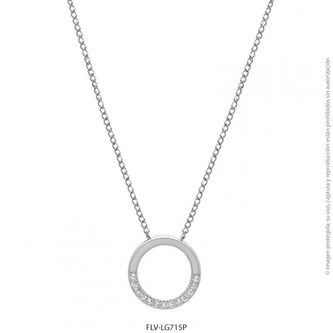 GARGANTILLA ACERO BLANCO