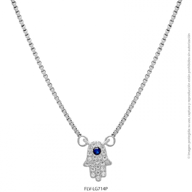 GARGANTILLA ACERO BLANCO