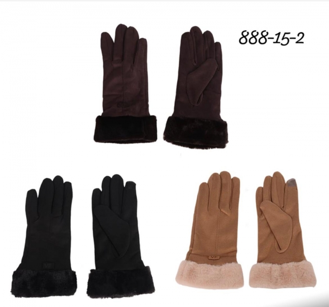 GUANTE TOUCH GAMUZA Y PIEL