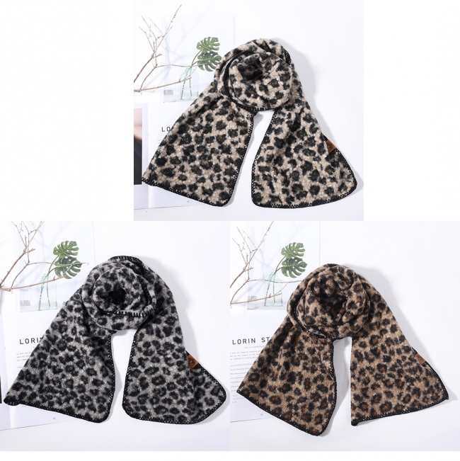 BUFANDA BOUCLE ANIMAL PRINT
