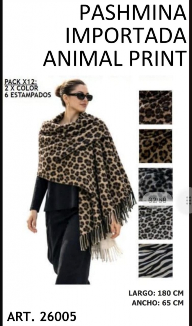 PASHMINA 78 X 188 