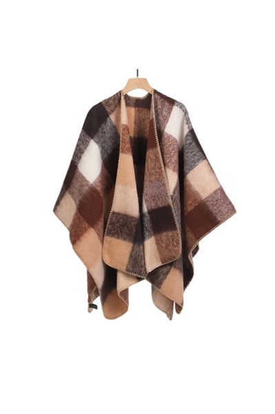 RUANA A CUADROS VF T8