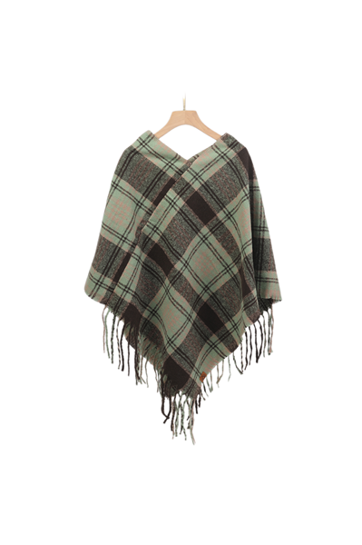 PONCHO ESCOCES CON FLECOS VF T8