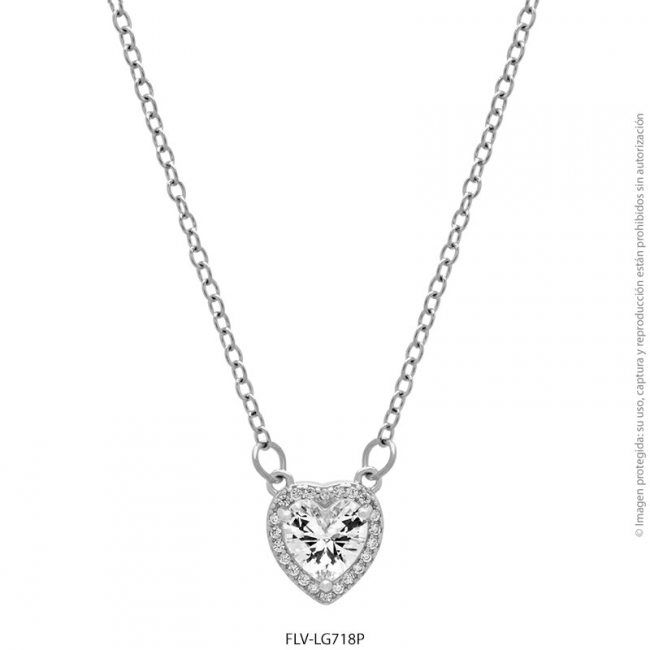 GARGANTILLA ACERO BLANCO