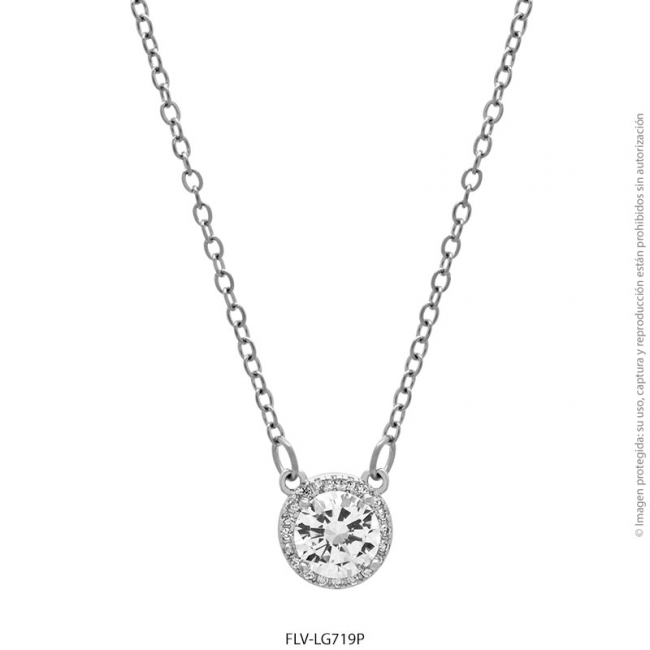 GARGANTILLA ACERO BLANCO