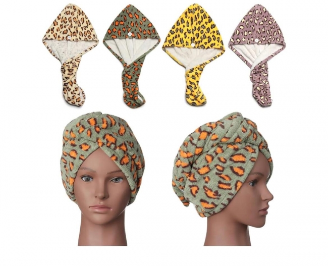 TOALLA TURBANTE ANIMAL PRINT