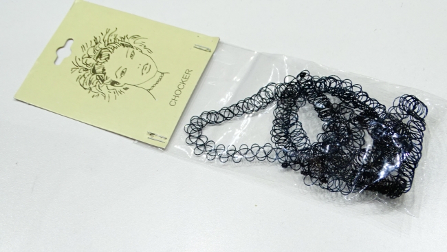 CHOKER TANZA YELLOW  X 6