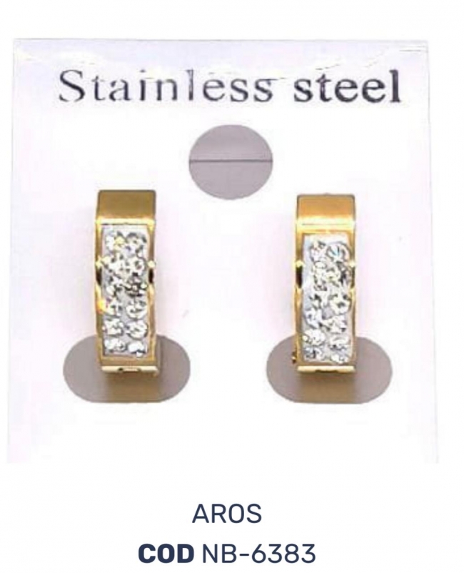 AROS ACERO DORADO