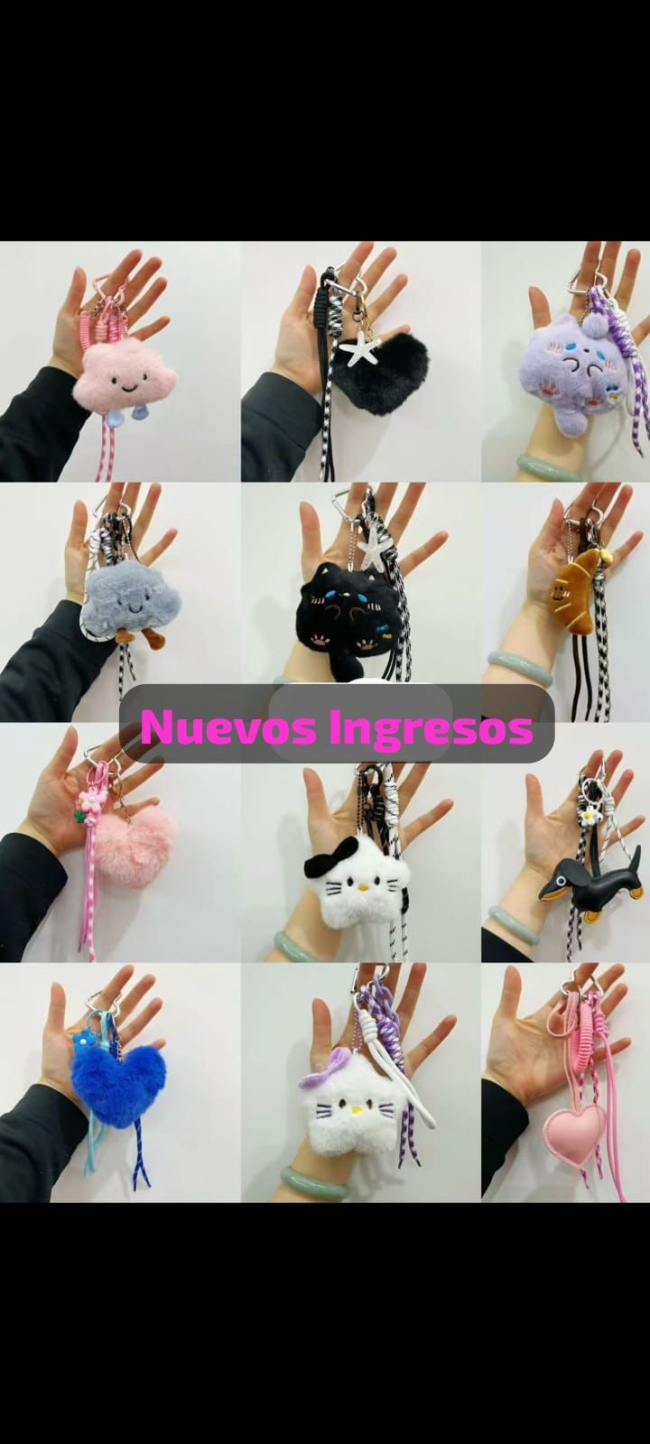 LLAVERO PELUCHE VARIOS MODELOS