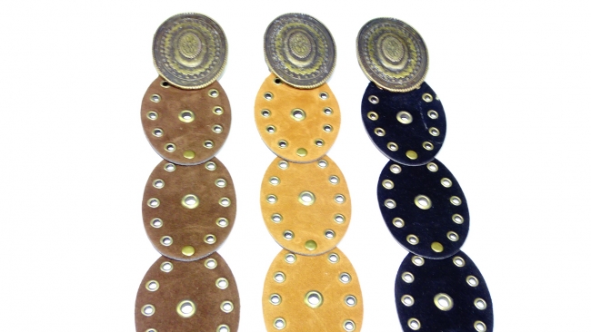 FAJA CIRCULAR GAMUZA CON HEBILLA OVAL PU