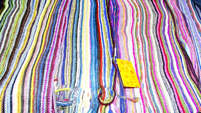 BUFANDA RAYADA VARIOS COLORES