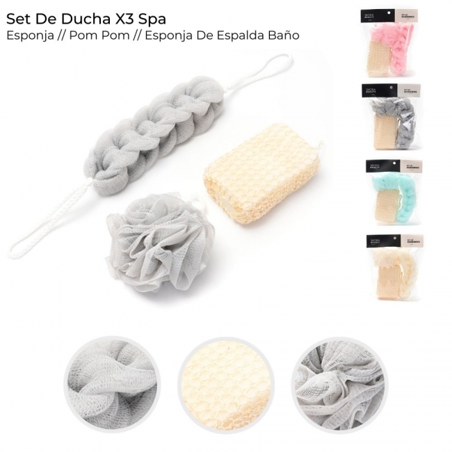 SET DUCHA SPA SKORA 3 PIEZAS