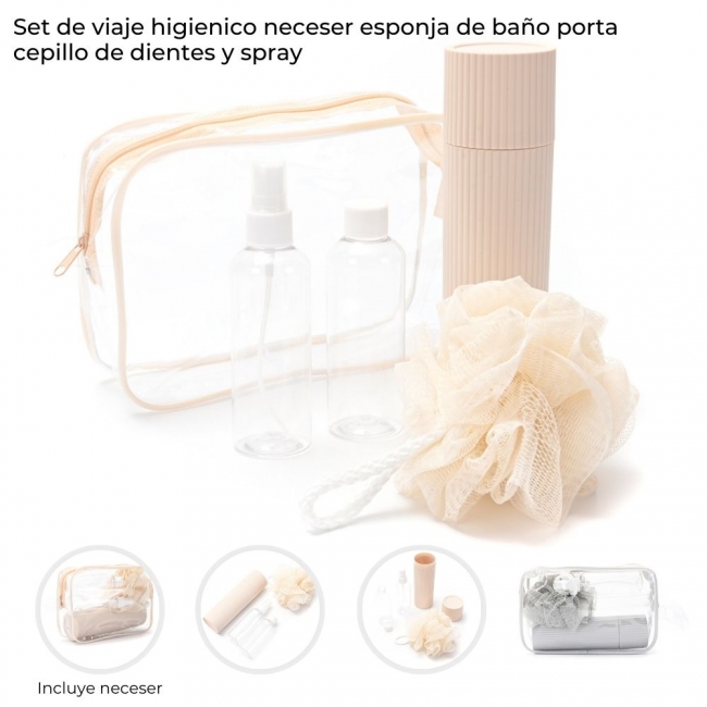 SET DE VIAJE HIGIENICO SKORA 4 PIEZAS