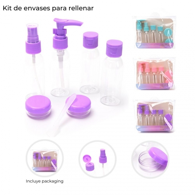 SET RECIPENTES VIAJE SKORA 6 PIEZAS