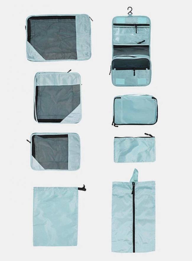 SET ORGANIZADOR DE VIAJE 8 PIEZAS