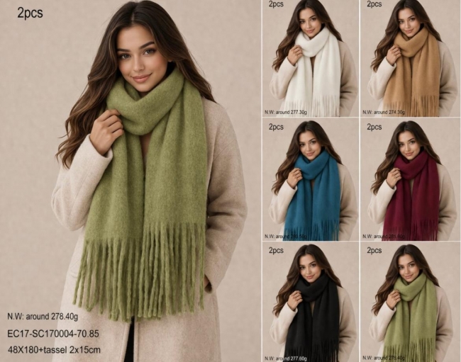 BUFANDA NUBE VARIOS COLORES