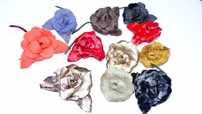 FLORES DE CUERO VARIOS MODELOS 