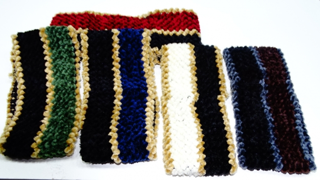 VINCHA OREJERA CHENILLE X 6