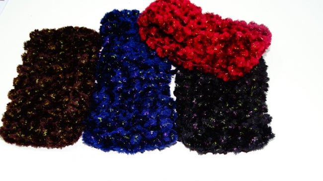 VINCHA OREJERA CHENILLE X 6