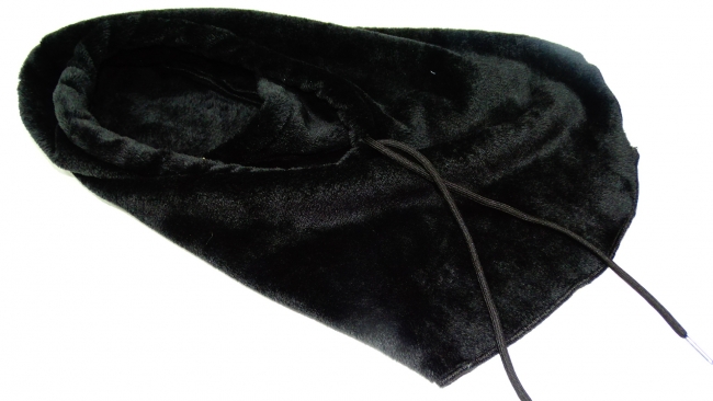 CAPUCUELLO PLUSH NEGRO INFANTIL
