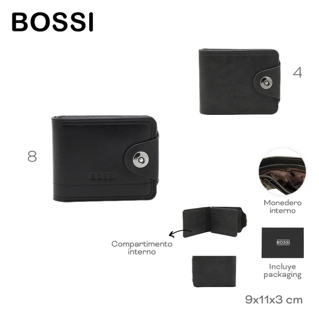 BILLETERA HOMBRE BOSSI