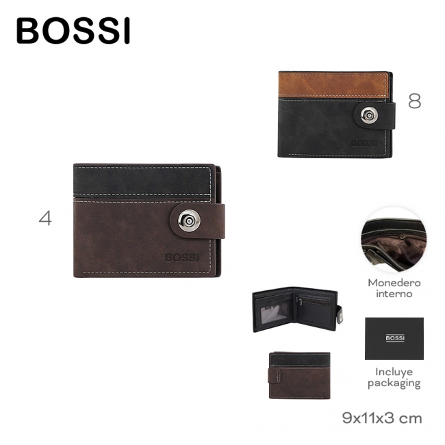 BILLETERA HOMBRE BOSSI