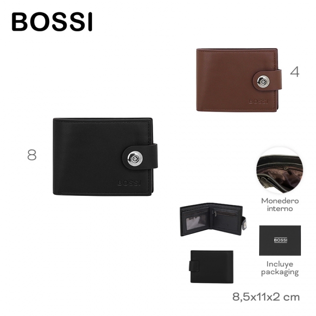 BILLETERA HOMBRE BOSSI