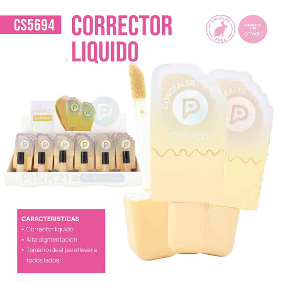 CORRECTOR LIQUIDO PINK 21