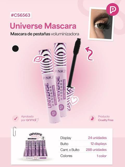 MASCARA UNIVERSE PINK 21
