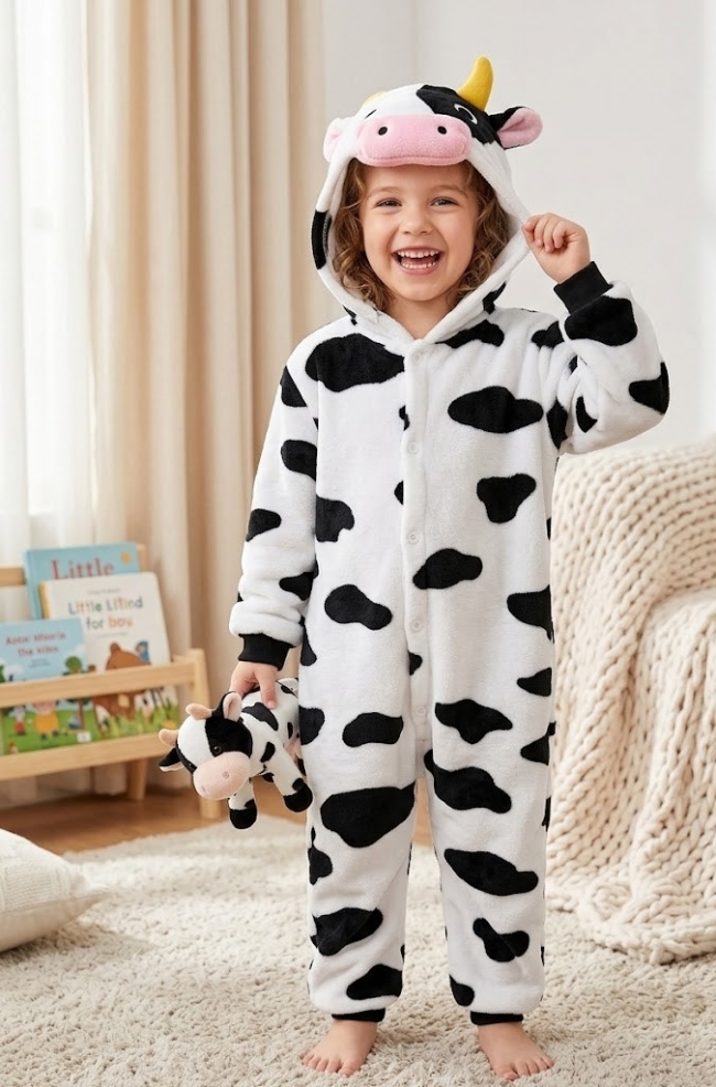 PIJAMA VACA INFANTIL
