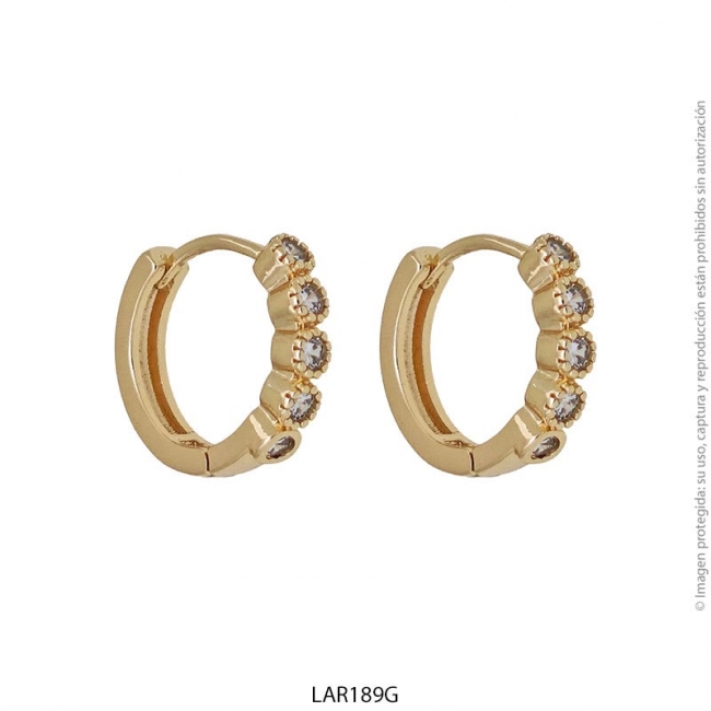 AROS ACERO DORADO