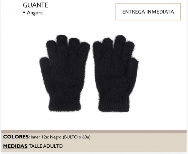 GUANTE ANGORA CHAPELLE