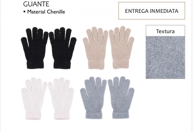 GUANTE CHENILLE CHAPELLE 