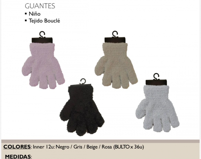 GUANTE INFANTIL CHAPELLE