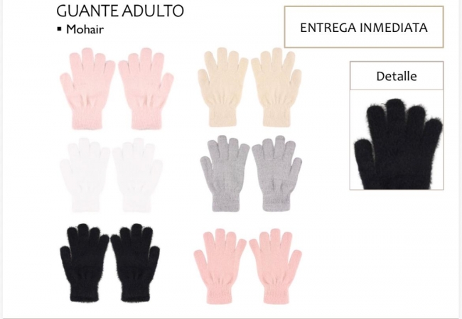 GUANTE MOHAIR CHAPELLE 
