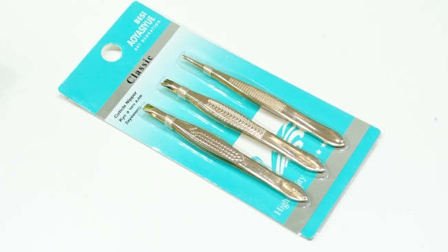 SET PINZAS DEPILAR 