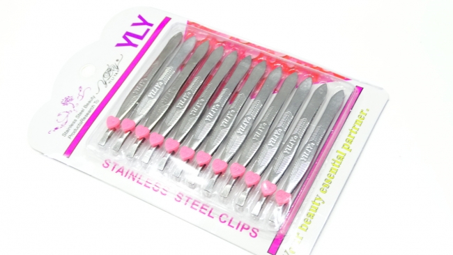 BLISTER PINZA DE DEPILAR X 12