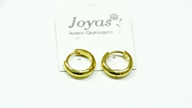 AROS ACERO DORADO