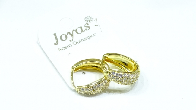 AROS ACERO DORADO