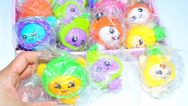 SQUISHY ANIMALITO CABEZA DE FRUTA 