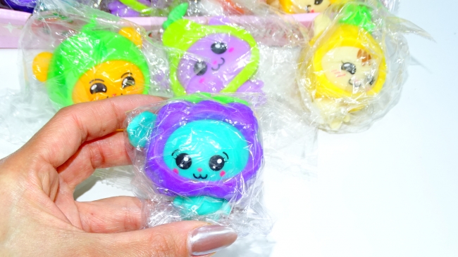 SQUISHY ANIMALITO CABEZA DE FRUTA 