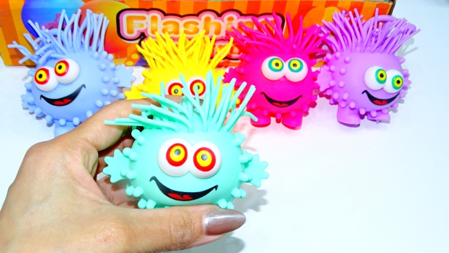 SQUISHY PELOS FLECOS CON LUZ 