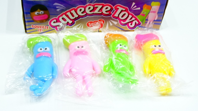 SQUISHY MR. SALCHICHA FLUO 