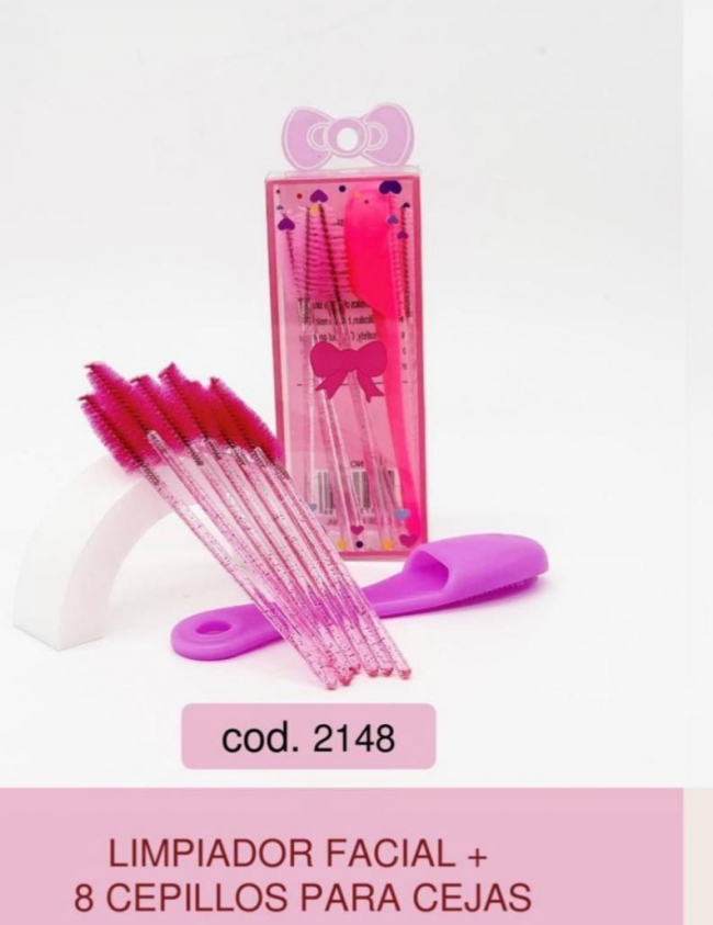 LIMPIADOR FACIAL + CEPILLOS PARA CEJAS TEJAR