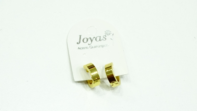 AROS ACERO DORADO
