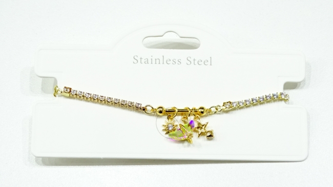 PULSERA ACERO DORADO