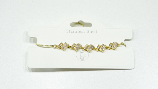 PULSERA ACERO DORADO