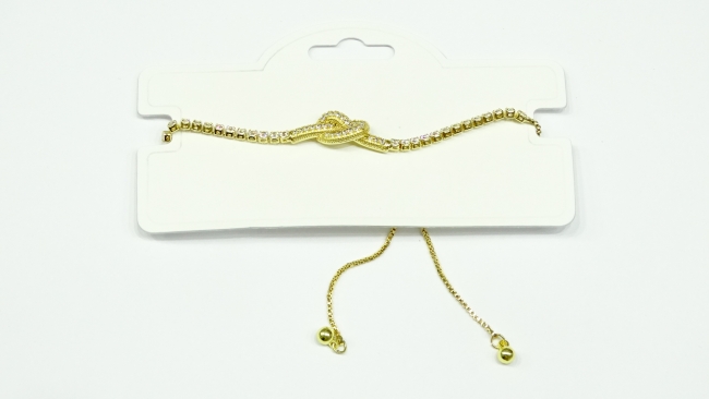 PULSERA ACERO DORADO