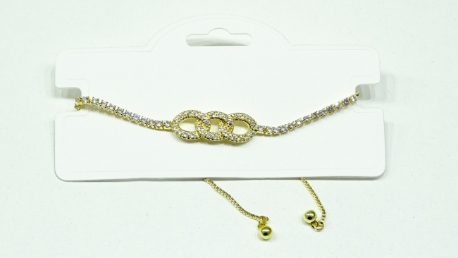 PULSERA ACERO DORADO
