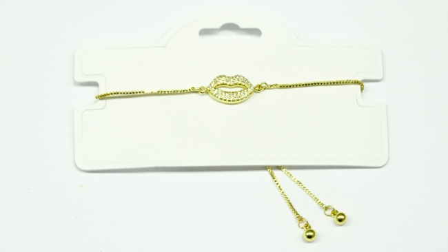 PULSERA ACERO DORADO